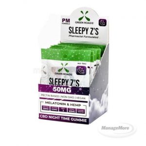 Green Roads Sleepy Z'S 50MG PM Formula  Box Of 10CT