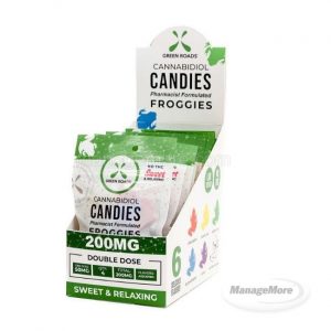 Green Roads CBD Froggies 200MG Original Flavor -- Box Of 10CT