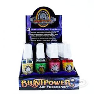 Car Air Freshener Blunt Power 1OZ Spray Bottle 24/Unit: Assorted Scents