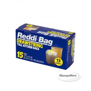 Reddi Tall Kitchen Bags 13 Gallons 15CT