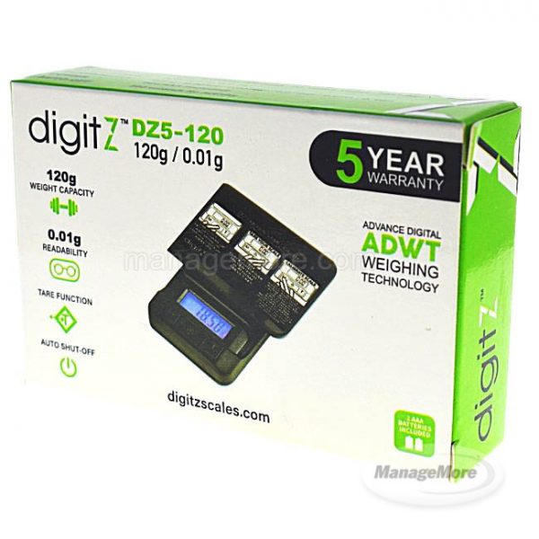 Digitz Pocket Scale DZ5 -120 (120  X 0.01G)