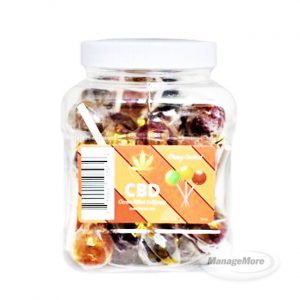 Heavenly "CBD" Lollipops Cocoa Filled 50MG