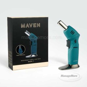 Torch (Windproof) Lighter- Maven Model T 1/PACK- Midnight Green (99-E133-MGR)
