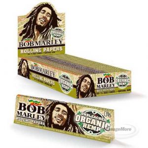 Bob Marley Unbleached Organic 1 1/4 Hemp Rolling Papers 25/UNIT